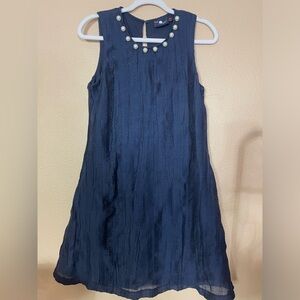 Just Taylor classic pearl mini navy dress size 8